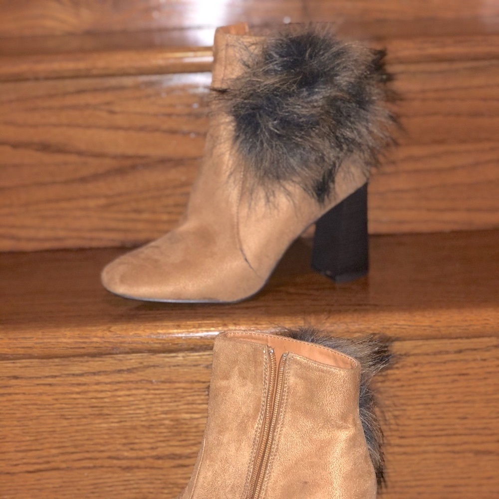 High heeled booties